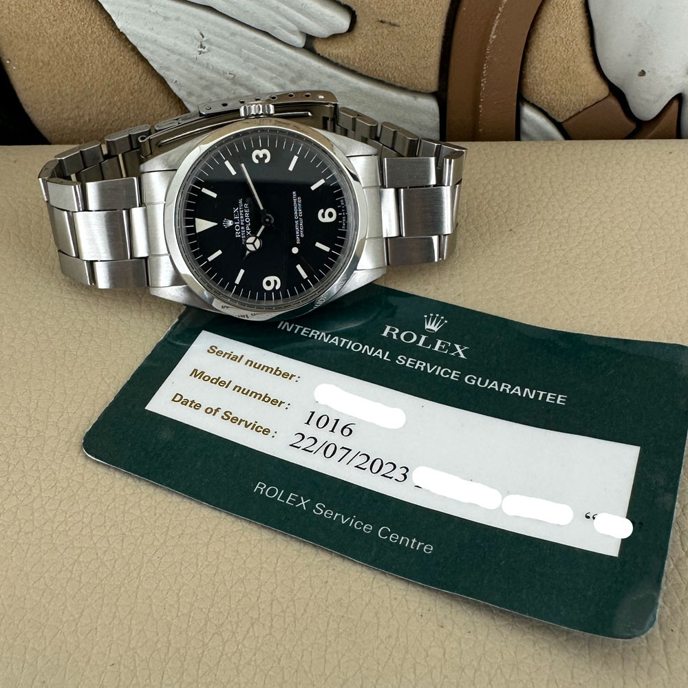 Rolex Explorer Service Dial 1016